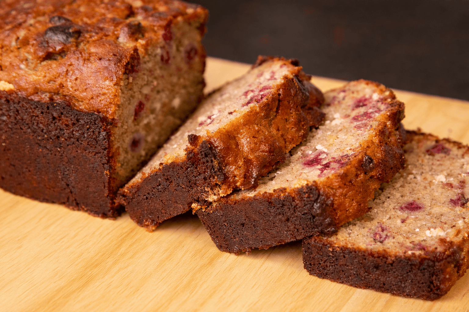 Raspberry White Chocolate banana bread — photo 2