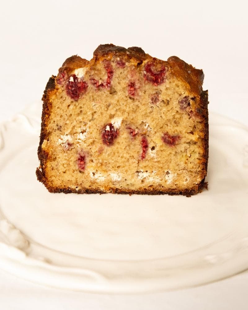 Raspberry White Chocolate banana bread — photo 3